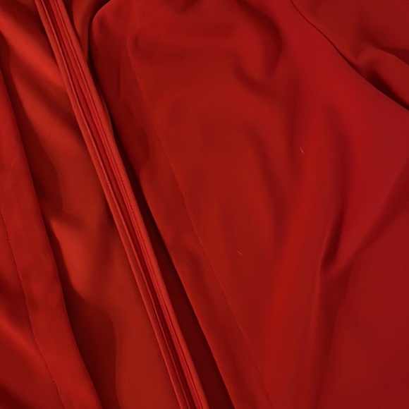 COPY - True Red Long Blazer 3/4 sleeves with pockets, size small, brand sag har… - Picture 3 of 4